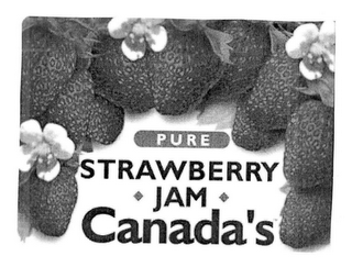 CANADA'S PURE STRAWBERRY JAM logo