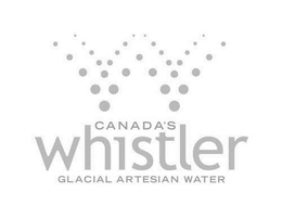 CANADA'S WHISTLER GLACIAL ARTESIAN WATER logo