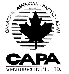 CANADIAN AMERICAN PACIFIC ASIAN CAPA VENTURES INT'L, LTD. logo