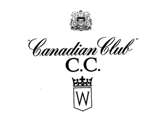 "CANADIAN CLUB" C.C. W. logo