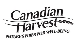 CANADIAN HARVEST NATURE'S FIBER FOR WELL-BEING logo
