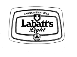 CANADIAN LIGHT BEER LABATT'S LIGHT SYMBOL OF BREWING QUALITY logo