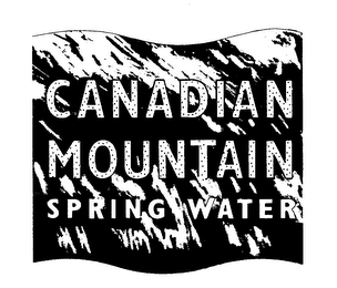 CANADIAN MOUNTAIN SPRING WATER logo