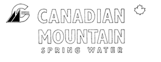 CANADIAN MOUNTAIN SPRING WATER logo