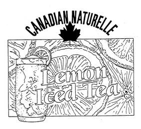 CANADIAN NATURELLE LEMON ICED TEA logo