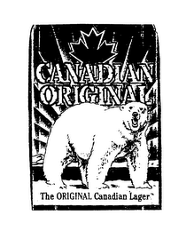 CANADIAN ORIGINAL THE ORIGINAL CANADIAN LAGER logo