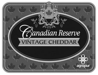 CANADIAN RESERVE VINTAGE CHEDDAR AGROPUR logo