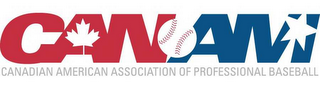 CANAM CANADIAN AMERICAN ASSOCIATION OF PROFESSIONAL BASEBALL logo