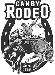 CANBY RODEO SINCE 1958 logo