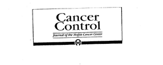 CANCER CONTROL JOURNAL OF THE MOFFITT CANCER CENTER logo