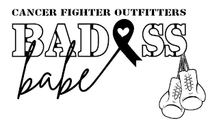 CANCER FIGHTER OUTFITTERS BADASS BABE logo