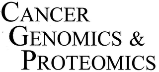 CANCER GENOMICS & PROTEOMICS logo