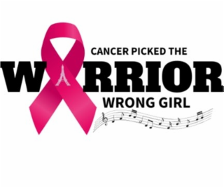 CANCER PICKED THE WARRIOR WRONG GIRL logo