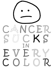 CANCER SUCKS IN EVERY COLOR logo