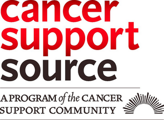 CANCER SUPPORT SOURCE A PROGRAM OF THE CANCER SUPPORT COMMUNITY logo