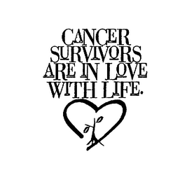 CANCER SURVIVORS ARE IN LOVE WITH LIFE logo