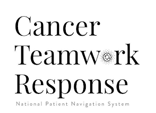 CANCER TEAMWORK RESPONSE NATIONAL PATIENT NAVIGATION SYSTEM logo