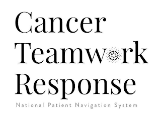 CANCER TEAMWORK RESPONSE NATIONAL PATIENT NAVIGATION SYSTEM logo