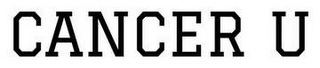 CANCER U logo