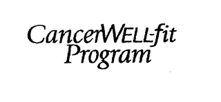 CANCERWELL-FIT PROGRAM logo