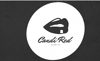 CANDI RED COSMETICS logo