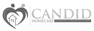 CANDID HOMECARE EXTENDING COMFORT WITH HOPE logo