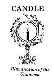 CANDLE AND ILLUMATION OF THE UNKNOWN logo