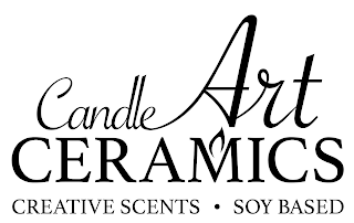 CANDLE ART CERAMICS CREATIVE SCENTS SOYBASED logo