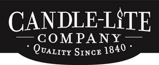 CANDLE-LITE COMPANY QUALITY SINCE 1840 logo