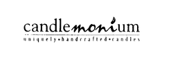 CANDLEMONIUM UNIQUELY·HANDCRAFTED·CANDLES logo