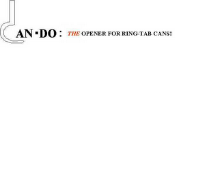 CANDO: THE OPENER FOR RING-TAB CANS! logo