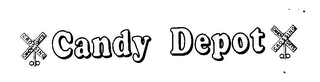 CANDY DEPOT CANDY GIFTS CROSSING logo