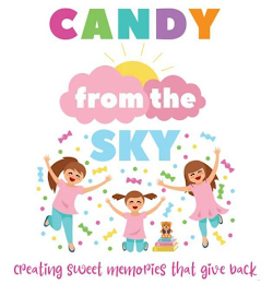 CANDY FROM THE SKY CREATING SWEET MEMORIES THAT GIVE BACK logo