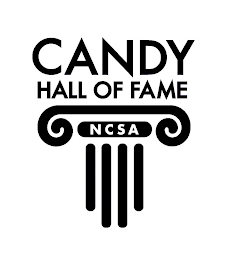 CANDY HALL OF FAME NCSA logo