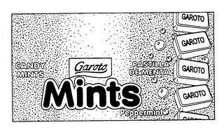 CANDY MINTS GAROTO MINTS PASTILLA DE MENTA PEPPERMINTO logo