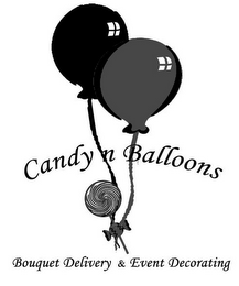 CANDY N BALLOONS BOUQUET DELIVERY & EVENT DECORATING logo