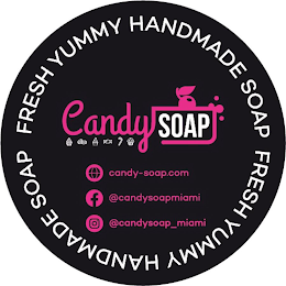 CANDY SOAP FRESH YUMMY HANDMADE SOAP FRESH YUMMY HANDMADE SOAP F logo