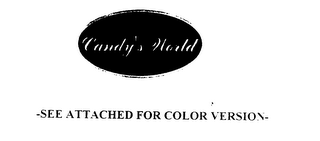 CANDY'S WORLD logo