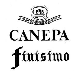 CANEPA FINISIMO VITAM EXSOLVERE PER ARTES logo