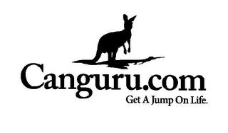 CANGURU.COM GET A JUMP ON LIFE. logo