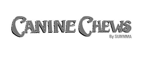 CANINE CHEWS BY SUMMMA logo