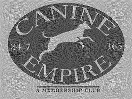 CANINE EMPIRE 24/7 365 A MEMBERSHIP CLUB logo
