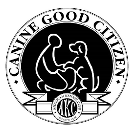 CANINE GOOD CITIZEN AKC AMERICAN KENNEL CLUB FOUNDED 1884 logo
