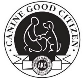 CANINE GOOD CITIZEN AKC AMERICAN KENNELCLUB FOUNDED 1884 logo