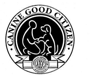 CANINE GOOD CITIZEN AMERICAN KENNEL CLUB INCORPORATED A K C logo