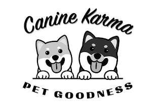 CANINE KARMA PET GOODNESS logo