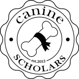 CANINE SCHOLARS EST. 2012 logo