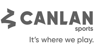 CANLAN SPORTS IT'S WHERE WE PLAY. logo