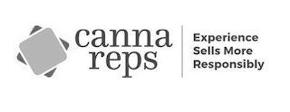 CANNA REPS EXPERIENCE SELLS MORE RESPONSIBLY logo