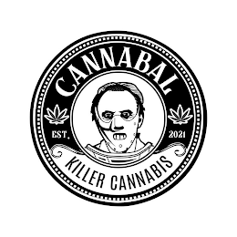 CANNABAL KILLER CANNABIS EST. 2021 logo